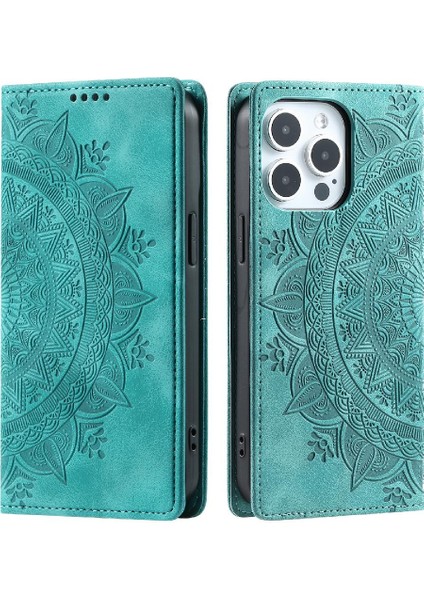 IPhone 15 Için Kılıf Pro Darbeye Kapak Kapak Pu Deri Tam Koruma (Yurt Dışından)