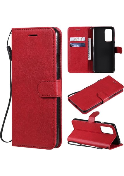 Kart Yuvası ile Oneplus 9 Için Flip Case Iş Cüzdan Telefon Kılıfı Yüksek (Yurt Dışından)