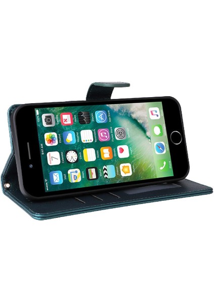 Iphone 6 Için Flip Case Artı Darbeye Dayanıklı Basit Iş Deri Kılıf Flip (Yurt Dışından)