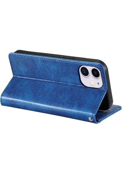 Iphone 11 Için Flip Case Pro Cüzdan 6 Kart Yuvaları Kickstand Pu Deri (Yurt Dışından)