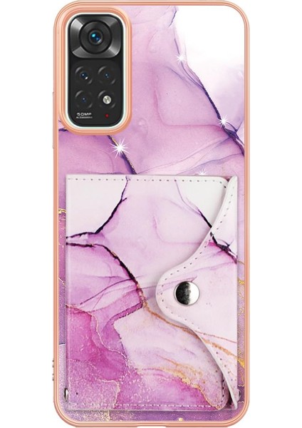 Xiaomi Redmi Için Not 11 4g Kart Yuvaları Yumuşak Tpu Tampon Ince Cüzdan (Yurt Dışından)