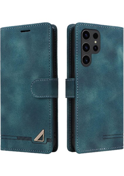 Samsung Galaxy S23 Için Flip Case Ultra Kapak Kapak Cüzdan Deri Kılıf (Yurt Dışından)