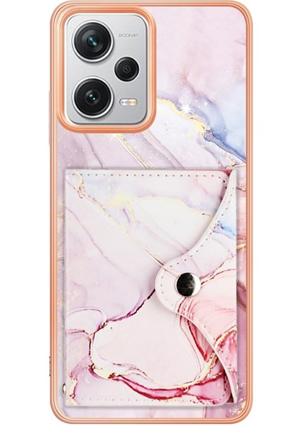 Xiaomi Redmi Için Not 12 Pro Artı Mermer Yumuşak Tpu Tampon Kart Yuvaları (Yurt Dışından)