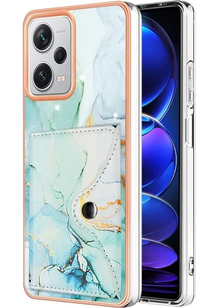 Xiaomi Redmi Için Not 12 Pro Artı Mermer Yumuşak Tpu Tampon Kart Yuvaları (Yurt Dışından)
