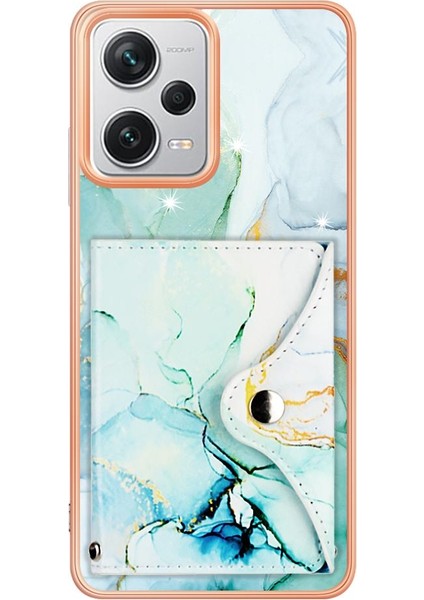 Xiaomi Redmi Için Not 12 Pro Artı Mermer Yumuşak Tpu Tampon Kart Yuvaları (Yurt Dışından)