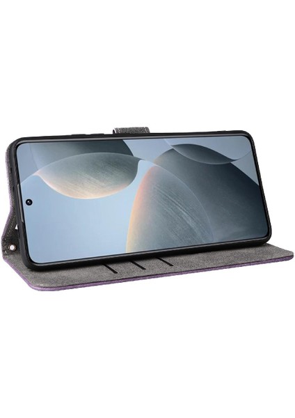 Xiaomi Poco X6 Pro Kart Yuvaları Kapak Manyetik Kapatma Rfıd Flip Pu (Yurt Dışından)