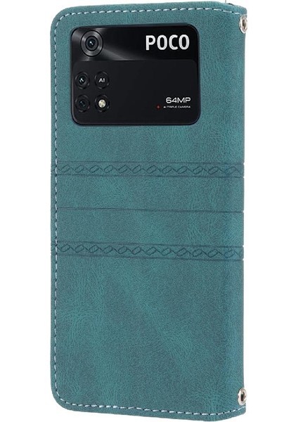 Xiaomi Poco M4 Pro 4g Için Flip Case Darbeye Koruyucu Pu Deri Kılıf (Yurt Dışından) fırsatları