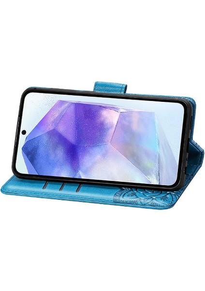 Samsung Galaxy A35 Çok Renkli Kelebek Iş Cüzdan Kanat Için Kılıf (Yurt Dışından)