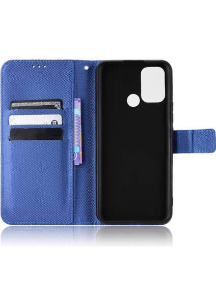 Realme C17 Için Kılıf Kapak Kickstand Manyetik Cüzdan Kart Tutucu (Yurt Dışından)