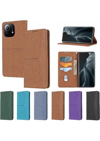 Xiaomi Mi 11 Lite Için Kılıf El Cüzdan Flip Folio Kitap Kredi Kartı Tutucu (Yurt Dışından)