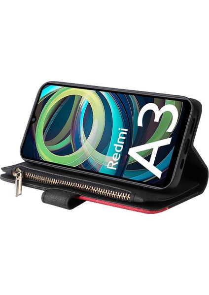 Kart Yuvası Standı Dokuz ile Xiaomi Redmi A3 Iki Renkli Dikiş Için Kılıf (Yurt Dışından) indirimleri