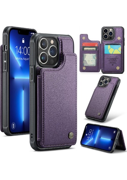 IPhone 13 Pro Kart Tutucu Ince Darbeye Dayanıklı Durumda Pu (Yurt Dışından) modelleri