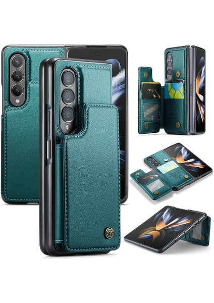 Samsung Galaxy Z Fold 4 5g Kickstand Pu Deri Için Caseme Cüzdan Kılıf (Yurt Dışından)