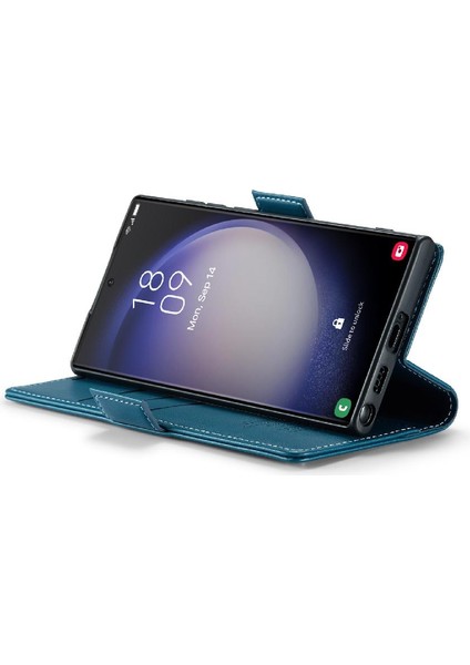 Samsung Galaxy S23 Ultra Anti Dolandırıcılık Kickstand Cüzdan Durumda (Yurt Dışından) indirimleri