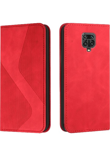 Xiaomi Redmi Not 9 Pro Için Kılıf Folio Kapak Kart Yuvaları Tutucu Cüzdan Pu (Yurt Dışından)