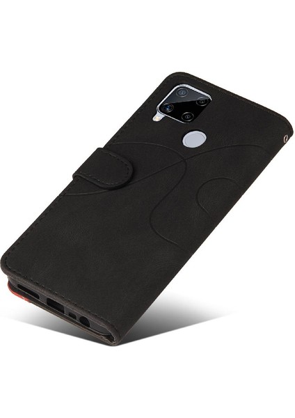 Kart Yuvası Standı Iki Renkli Realme C15 Kickstand Koruyucu Kılıf (Yurt Dışından) indirimleri