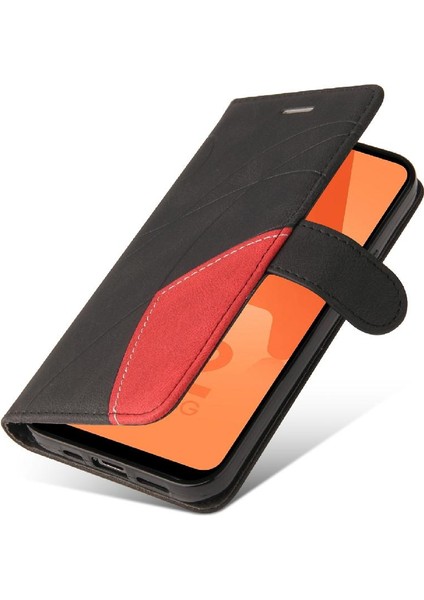 Kart Yuvası Standı ile Samsung Galaxy A32 5g Için Kılıf Pu Deri Flip Folio (Yurt Dışından) modelleri