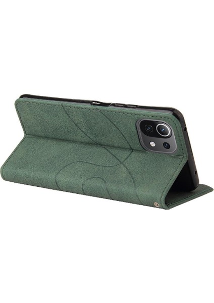 Xiaomi 11 Lite Için Iki Renkli Dikiş Kickstand Koruyucu Kart ile (Yurt Dışından) modelleri