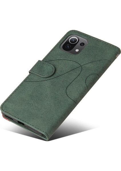 Xiaomi 11 Lite Için Iki Renkli Dikiş Kickstand Koruyucu Kart ile (Yurt Dışından) fırsatları