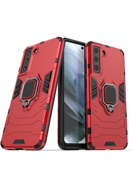 Samsung Galaxy S21 Fe 5g Için Kılıf 360 &deg; Dönen Halka Darbeye Kapak Damla (Yurt Dışından)