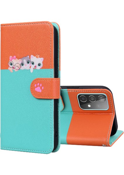Samsung Galaxy Case 5g Için Kılıf Cüzdan Kılıf Kapak Çevirin Darbeye (Yurt Dışından)