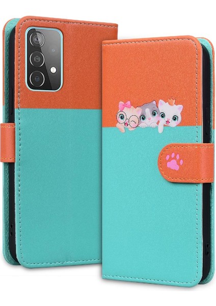 Samsung Galaxy Case 5g Için Kılıf Cüzdan Kılıf Kapak Çevirin Darbeye (Yurt Dışından)
