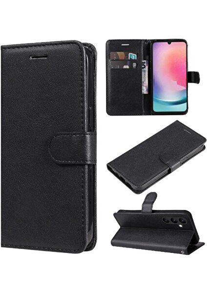 Manyi Mall Samsung Galaxy A25 Için Flip Case 5g Iş Cüzdan Telefon Kılıfı ile Yüksek (Yurt Dışından)