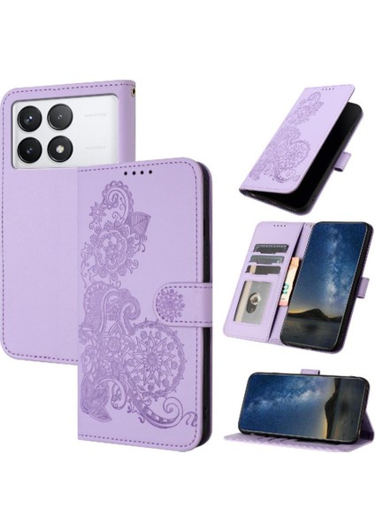 Xiaomi Poco X6 Pro Pu Deri Manyetik Kapatma Flip Folio Kitap (Yurt Dışından)