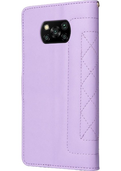 Xiaomi Poco X3 Nfc Cüzdan Flip Kapak Için Flip Case Basit Iş Deri (Yurt Dışından)