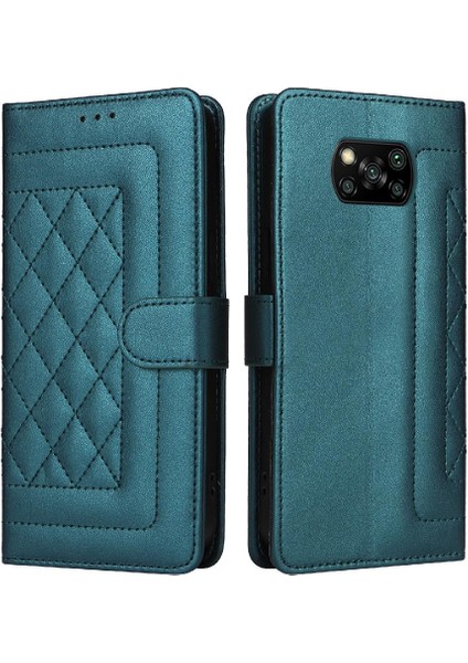 Xiaomi Poco X3 Nfc Cüzdan Flip Kapak Için Flip Case Basit Iş Deri (Yurt Dışından)