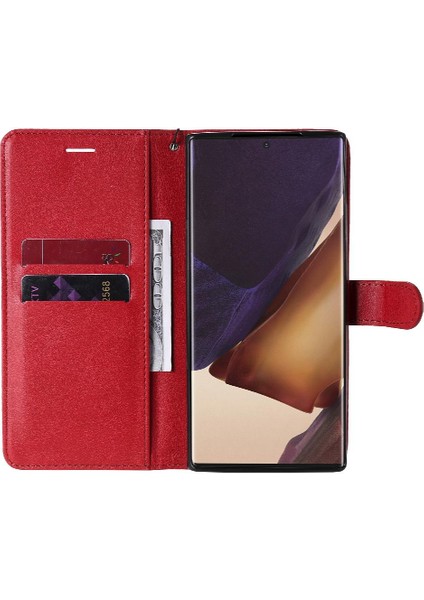 Samsung Galaxy Not 20 Için Flip Case Ultra Klasik Düz Renk ile Yüksek (Yurt Dışından)