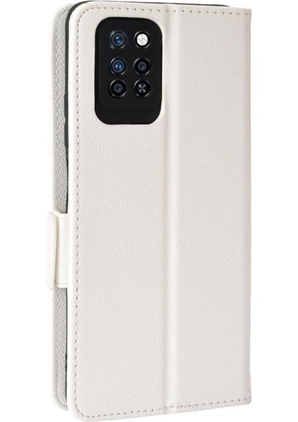 Infinix Not 10 Pro Cüzdan Kart Yuvaları Için Kılıf Tutucu Pu Deri Manyetik (Yurt Dışından)