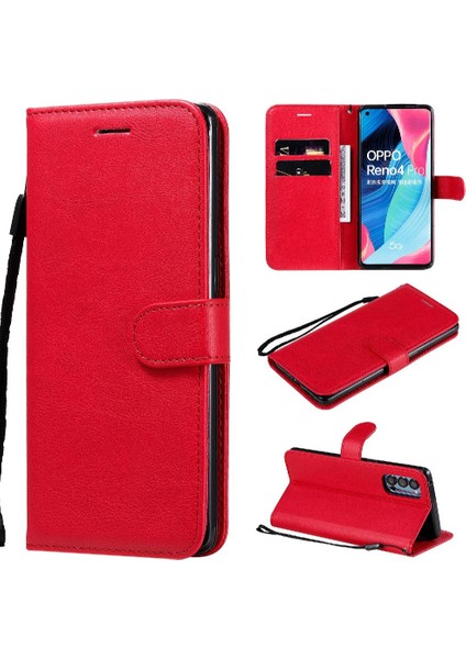 Oppo Oppo 4 Pro 5g Için Flip Case Yüksek Kalite Deri Iş Cüzdan Kılıf (Yurt Dışından)
