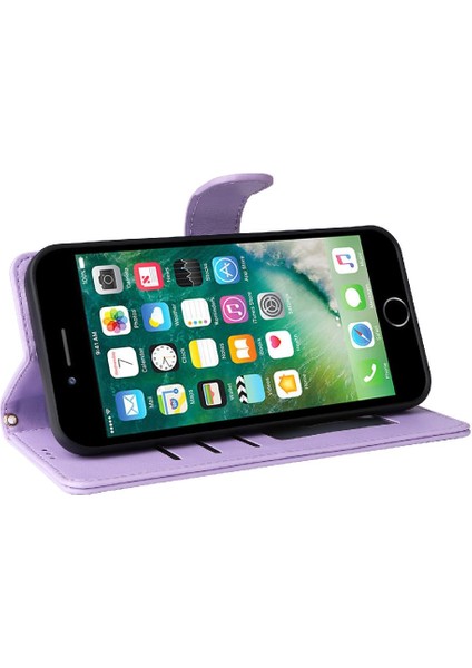 Iphone 6 Için Flip Case Artı Darbeye Dayanıklı Basit Iş Deri Kılıf Flip (Yurt Dışından)