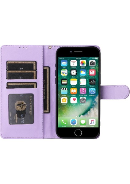 Iphone 6 Için Flip Case Artı Darbeye Dayanıklı Basit Iş Deri Kılıf Flip (Yurt Dışından)