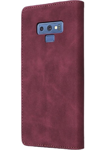 Samsung Galaxy Not 9 Için Flip Case Deri Kılıf Cüzdan Darbeye Çevir (Yurt Dışından)