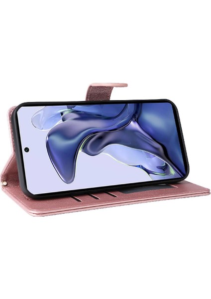 Xiaomi 11T/11T Pro Için Flip Case Deri Kılıf Kapak Darbeye (Yurt Dışından)
