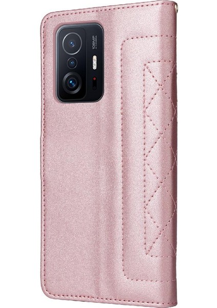 Xiaomi 11T/11T Pro Için Flip Case Deri Kılıf Kapak Darbeye (Yurt Dışından)