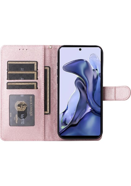 Xiaomi 11T/11T Pro Için Flip Case Deri Kılıf Kapak Darbeye (Yurt Dışından)