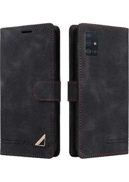 Samsung Galaxy A71 Için Flip Case Cüzdan Kılıf Kapak Kapak Darbeye (Yurt Dışından)