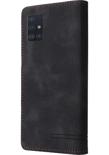 Samsung Galaxy A71 Için Flip Case Cüzdan Kılıf Kapak Kapak Darbeye (Yurt Dışından)