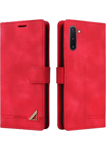 Samsung Galaxy Not 10 Için Flip Case Basit Iş Deri Kılıf Cüzdan (Yurt Dışından)