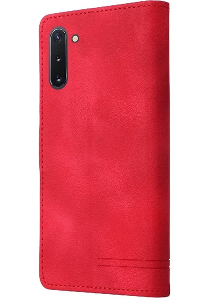 Samsung Galaxy Not 10 Için Flip Case Basit Iş Deri Kılıf Cüzdan (Yurt Dışından)