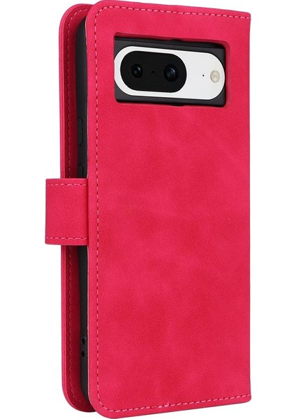 Kart Tutucu Kickstand Koruyucu Kapak Flip ile Google Pixel 8 Için Kılıf (Yurt Dışından)