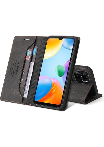 Xiaomi Redmi 10C Premium Deri Iki Kart Yuvaları Premium Deri (Yurt Dışından)