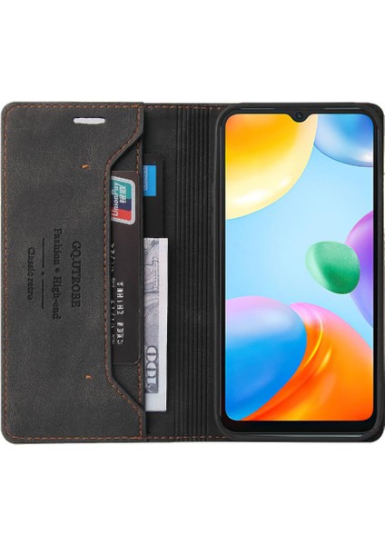 Xiaomi Redmi 10C Premium Deri Iki Kart Yuvaları Premium Deri (Yurt Dışından)