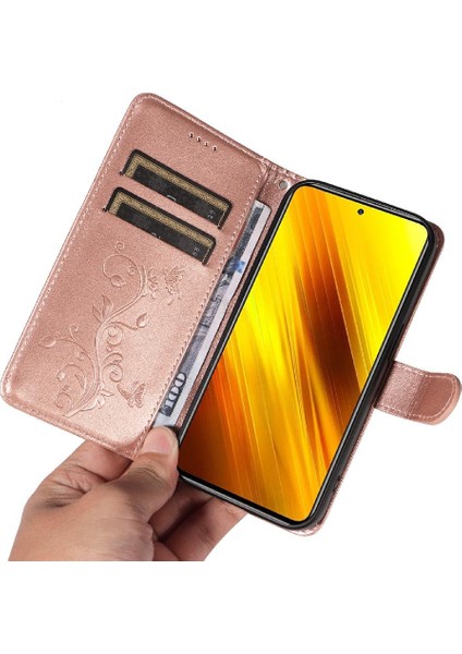 Xiaomi Poco X3/x3 Pro/x3 Nfc ve Kart Yuvası Cüzdan Telefon Kılıfı (Yurt Dışından)