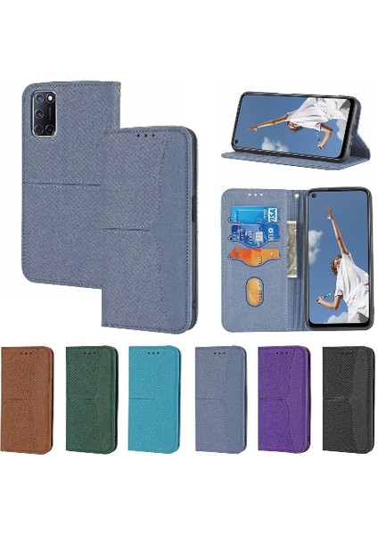 Oppo Oppo El Cüzdan Pu Deri Kapak Flip Için Kılıf Folio Kitap Kredi Kartı (Yurt Dışından)