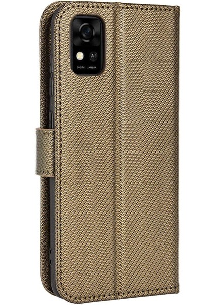 Zte Blade Magnetic Manyetik Cüzdan Kart Tutucu Kapak Kickstand Için Kılıf (Yurt Dışından)