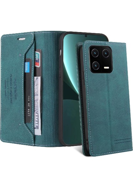 Xıaomı Redmi Için Kılıf 13 Premium Deri Premium Deri Iki Kart Yuvaları (Yurt Dışından)